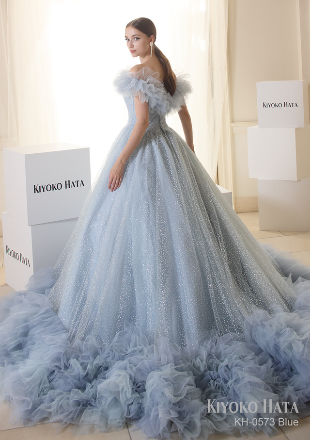 【KIYOKO HATA キヨコハタ】新作ウェディングドレス：KH-0573_Blue