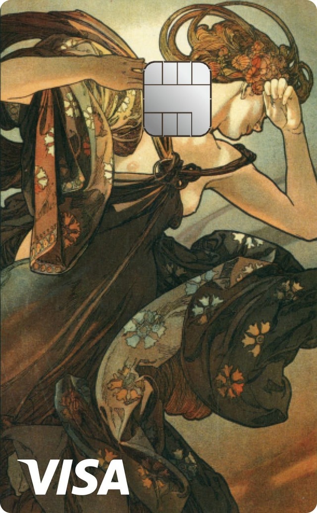 【Nudge 絵画コレクション】ミュシャ 「宵の明星 (The Evening Star)」