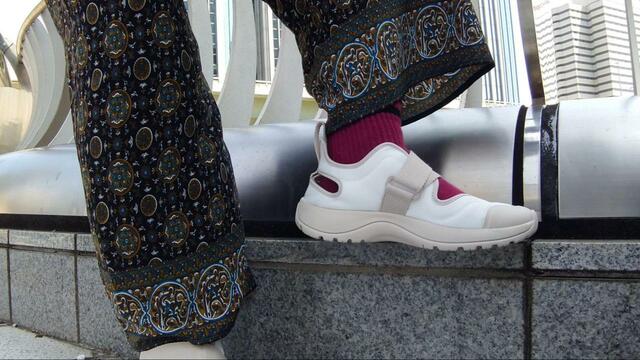 【無印良品 スニーカーサンダル】3駅分（5.5km）ほどがっつり歩いてみました！