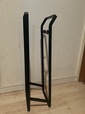 【山崎実業 持ち運べるダンボールストッカー タワー スリム】サイズは約W16.3×D15×H54.1cm。収納目安は約10枚です