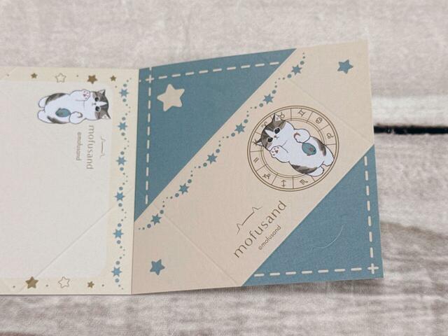 背面はこんな感じ。折り線に沿って折りたたむ仕様