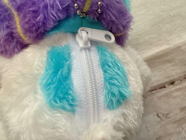 背中のファスナーを開閉すると…