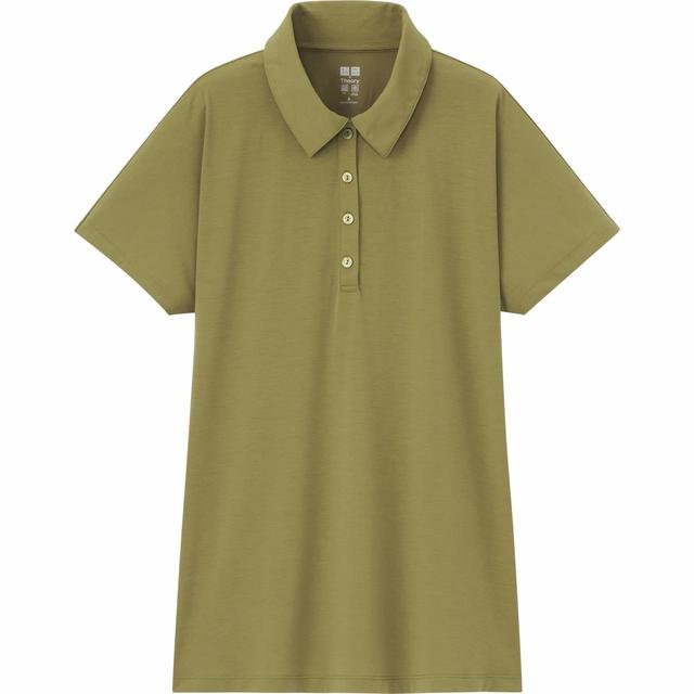 【UNIQLO（ユニクロ） × Theory（セオリー） コラボレーション第二弾】エアリズムAラインポロシャツ（半袖）