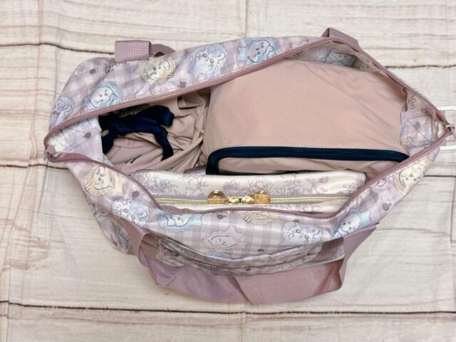 1泊旅行の荷物もラクラク収納可能！