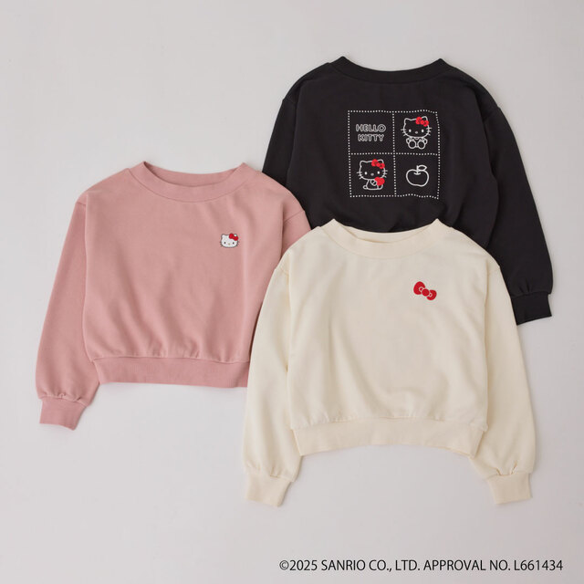 「ボートネック裏毛プルオーバー」￥5,489（税込）