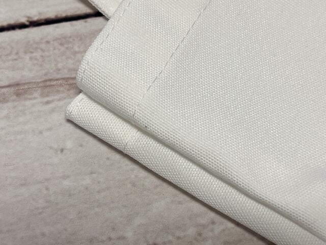 コットンキャンバス調のポリエステル生地