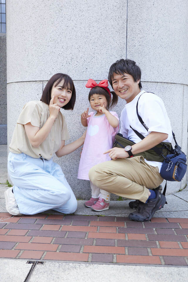 はなちゃん　Tシャツワンピースでハイ、ポーズ！