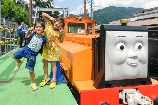 ラスティーの遊覧貨車｜千頭駅構内「トーマスフェア」
