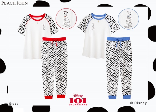 パジャマ 4,980円|ピーチ・ジョン『101匹わんちゃん』コレクション