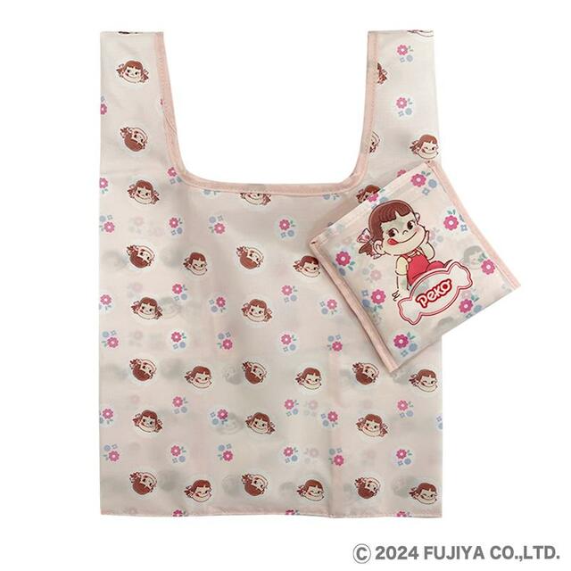 【ランチエコバッグ】価格：1,200円（税込み）サイズ約W300×H420×D175mm（エコバッグ収納時）約 W130×H130mm