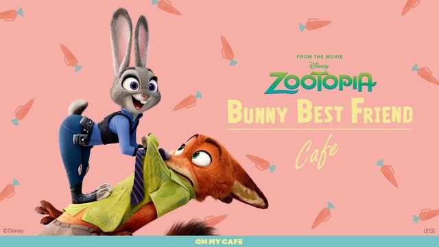 ディズニー『ズートピア』「Zootopia」BUNNY BEST FRIEND OH MY CAFE