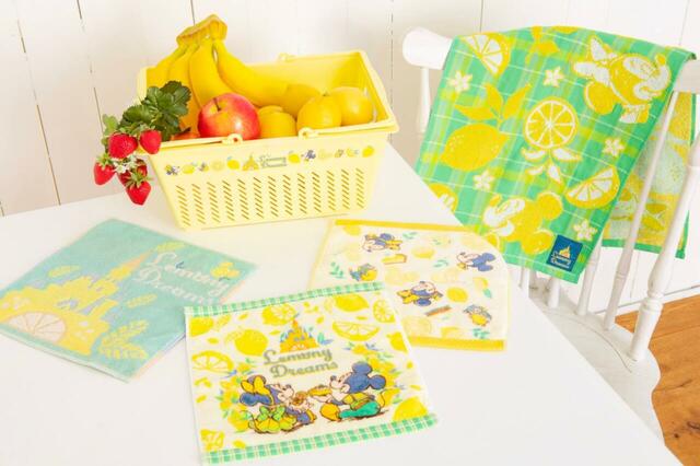 東京ディズニーリゾート レモン柄グッズ｜販売店舗：東京ディズニーランド「ホームストア」、東京ディズニーシー「ヴィラ・ドナルド・ホームショップ」｜発売日：2025年4月24日（木）