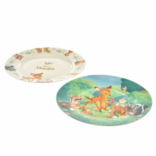 バンビ、とんすけ、フラワー プレート Bambi 80years 2,860円