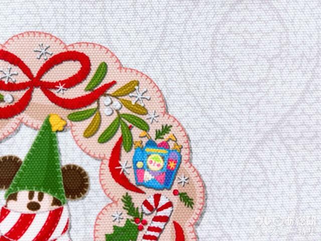 ケーブル編みのミッキー!