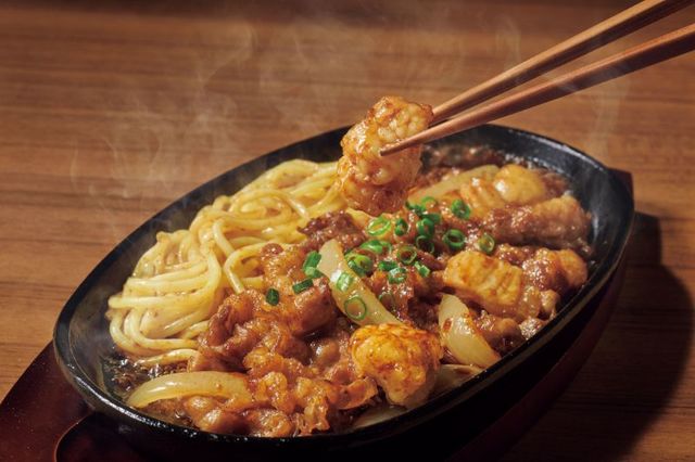 牛カルビ＆ホルモン焼定食