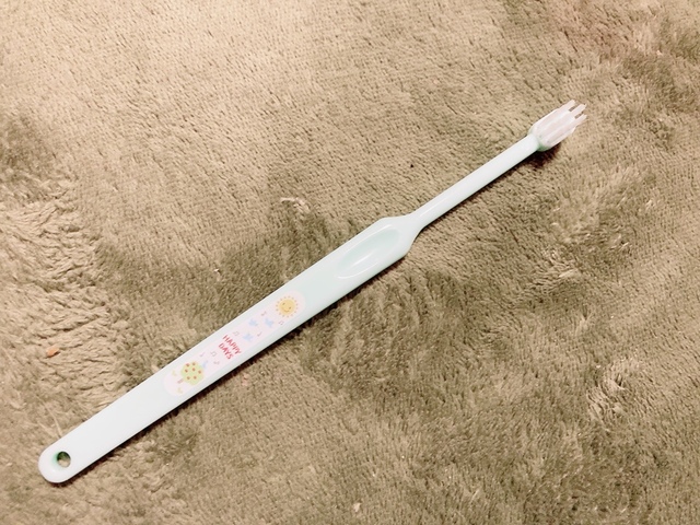 【ダイソー 子供用歯ブラシ 0-3才 3本組】消耗品の歯ブラシが3本セットで110円なのはありがたい