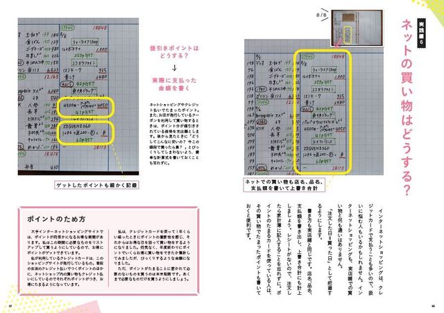 『楽しく、貯まる「づんの家計簿」 書きたくなるお金ノート』より