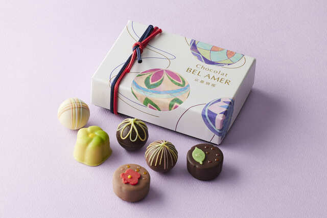 【ベルアメール 京都別邸】「彩ショコラ」6個 ¥2,160