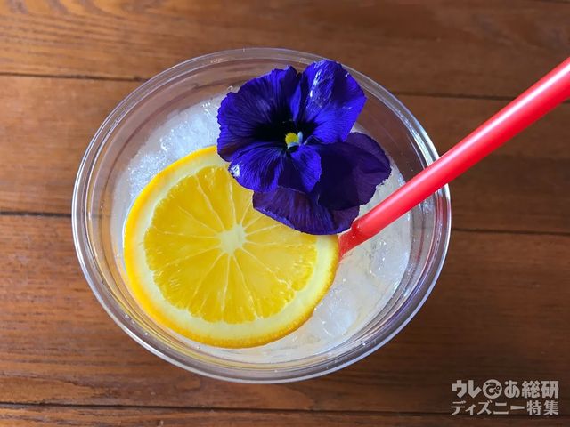 カフェ・ポルトフィーノの「ワインカクテル（シトラス＆エルダーフラワーシロップ）」