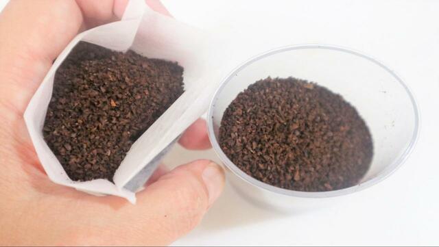 【3日で自家製リキュール:コーヒー編】コーヒー豆をお茶パックに入れる