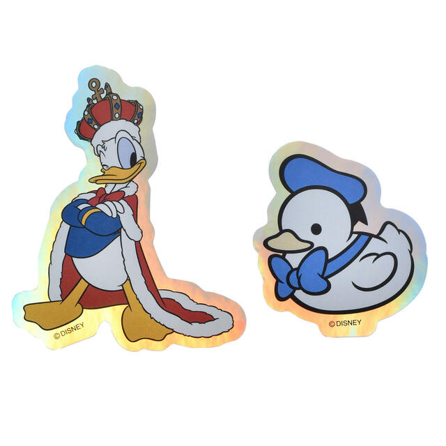 ドナルド シール・ステッカー ダイカット ホログラム Sticker Collection DONALD THE KING BIRTHDAY 700円