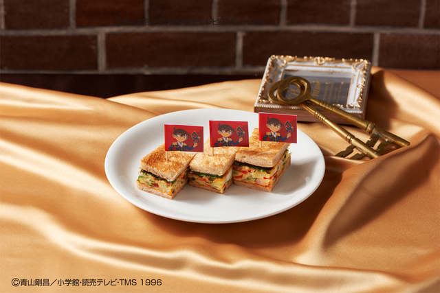 江戸川コナンの“チヂミ”サンドウィッチ【「ホテルニューオータニ」×「名探偵コナン」SUPER SWEETS BUFFET（スーパースイーツビュッフェ）】