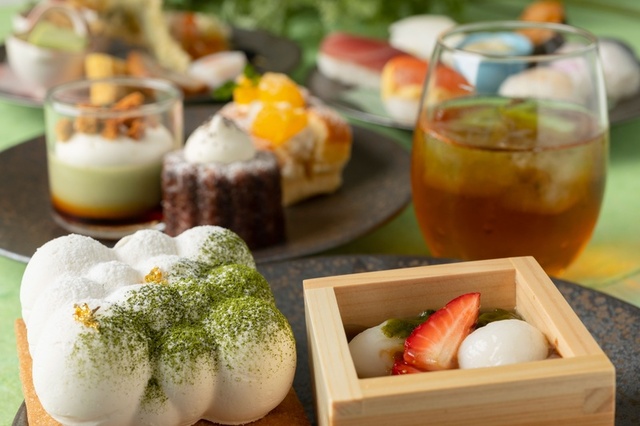 スイーツ【和のアフタヌーンティーセット】