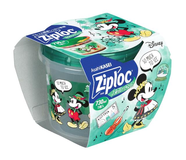 ジップロック スクリューロック　730ml 1個入 ＜Disney＞ 24