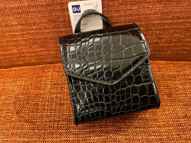 【GU マイクロエンボスバッグ】590円とは思えないくらいしっかりした作りです！