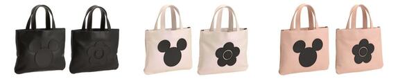 ミッキーマウスシルエットデザイン ミニトート 4,950円