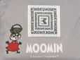 【紀ノ国屋×MOOMINコラボ】「ムーミンコンパクト リトルミイ」折りたたんだ状態は、グレーカラーにリトルミイのアートが映えるかわいくておしゃれなデザイン♪