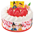 「ひなまつり苺のショートケーキ」M:直径165mm/4,800円(税込)