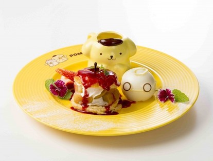 ミイラのミーくんコラボが「ポムポムプリン カフェ」で開催