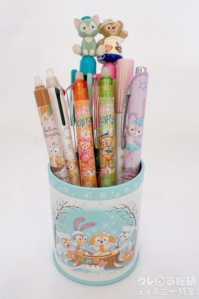 「ダッフィー＆フレンズのホワイト・ウィンタータイム・ワンダーズ」キャンディー缶の使用例