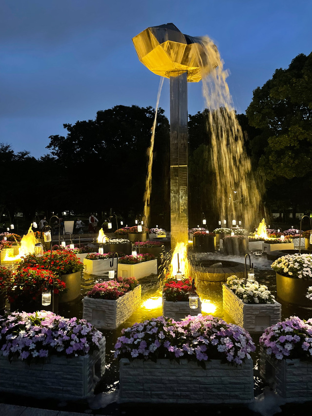 【府中の森公園】ライトアップされた幻想的な風景は、写真映え間違いなし