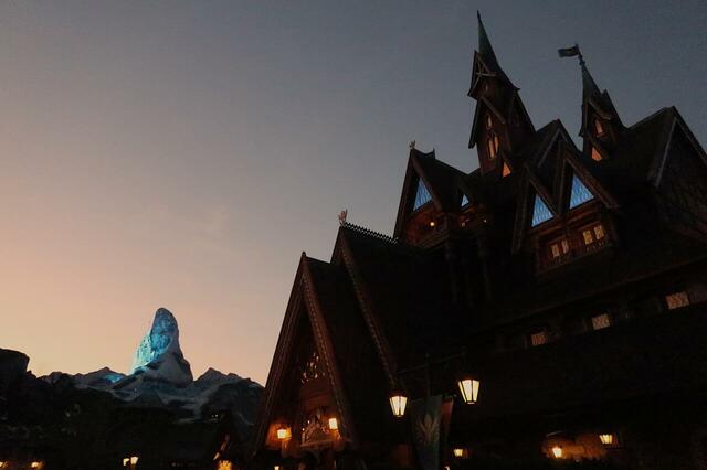 夕刻のアレンデールが綺麗でした