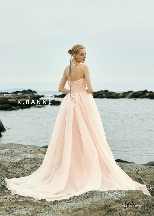 「K.RANNE-クランネ-」新作ウェディングドレス KNE0027_Beige