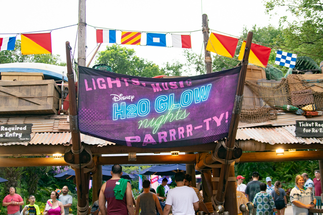 ディズニー・タイフーン・ラグーン「H2Oグロウナイト」