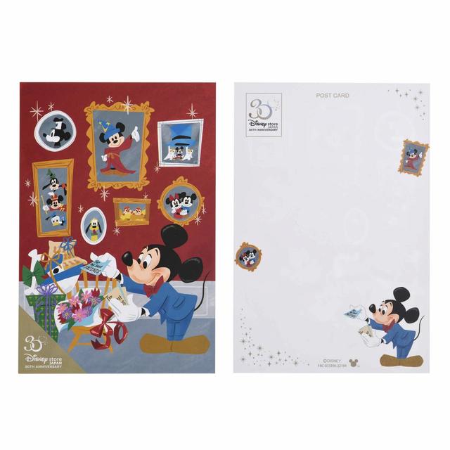 ディズニーキャラクター ポストカード セット Disney Store Japan 30th Anniversary 550円