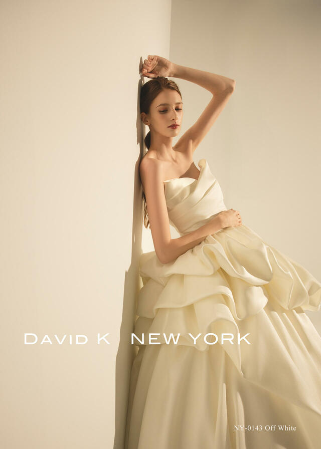 クラウディア「DAVID K NEW YORK(デヴィッド ケイ ニューヨーク)」新作ウェディングドレス