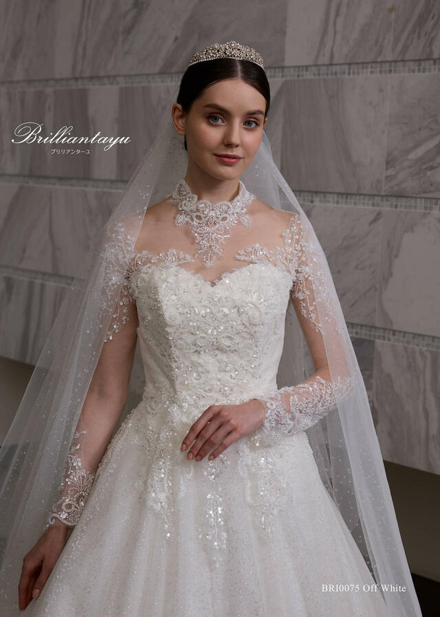 「Brilliantayu （ブリリアンターユ）」新作ウェディングドレス　BRI-0075_OffWhite