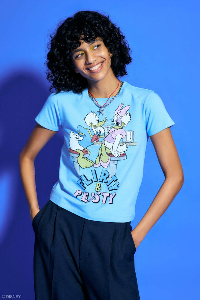 MD CLASSIC TINY Tシャツ ￥6,996｜MOUSSYディズニー「ドナルドダック」コレクション