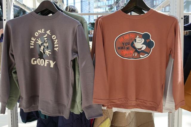 ディズニー/長袖クルーネックTシャツジュニア 980円(税込)