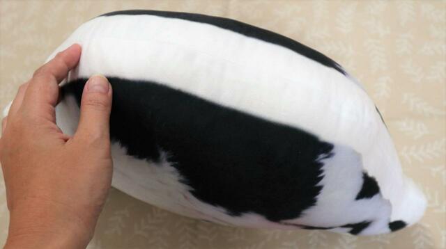 【ワールドライド百貨店 オリジナルペットクッション】背の厚みもすごくリアル