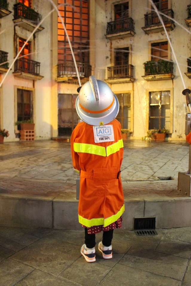 放水し続けるのが大変だったけれど、火が消えて良かった！