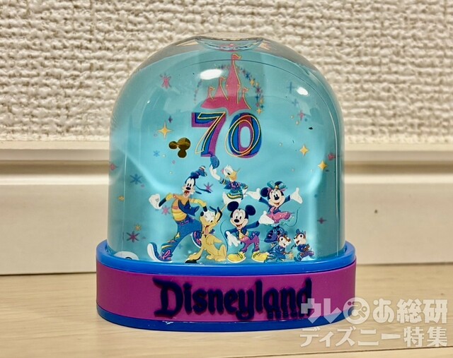 ディズニーランド・リゾート70周年グッズ　ショッピングバッグ　スノードーム16.99ドル