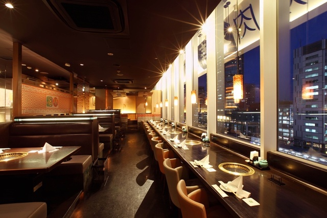 デートにも使える大人気のカウンター席