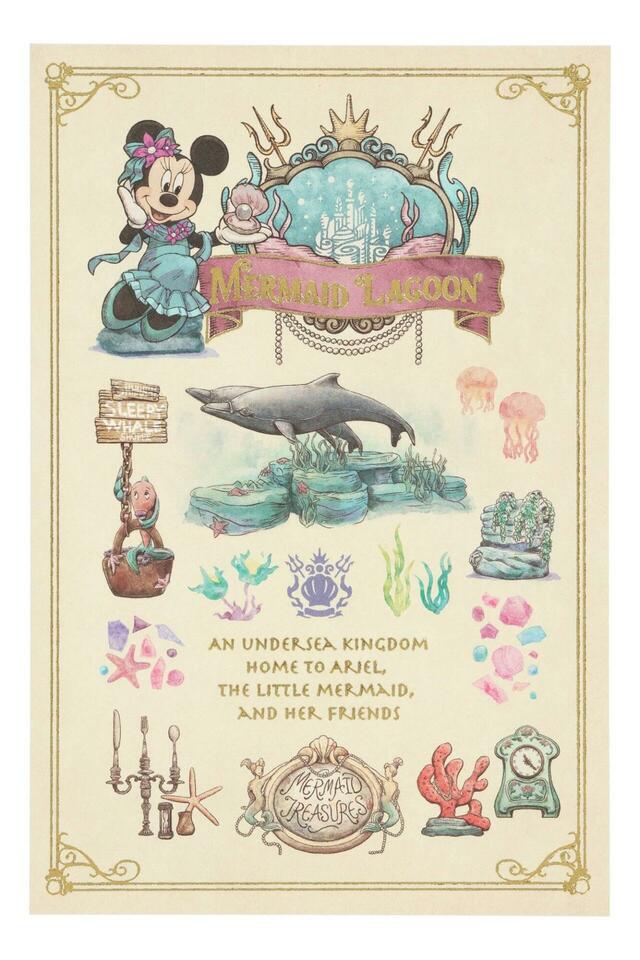 ポストカード 350円｜東京ディズニーシー25周年グッズ｜販売店舗：東京ディズニーシー「エンポーリオ」｜発売日：2026年5月25日（月）