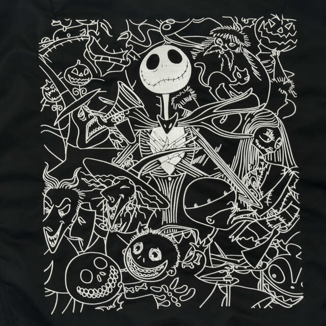 ティム・バートン ナイトメアー・ビフォア・クリスマス ブルゾン MA-1 TIM BURTON'S THE NIGHTMARE BEFORE CHRISTMAS 18,000円