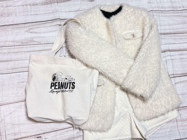 ファーコートに合わせてもかわいいです♪